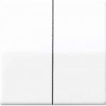 JUNG АS 500 Бел антибактериальный Клавиша 2-я    (ABAS591-5WW)