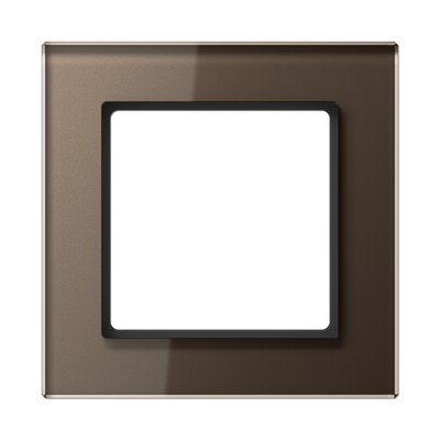 JUNG A creation Стекло Мокка Рамка 1-я (AC581GLMO) JUNG A creation Стекло Мокка Рамка 1-я (AC581GLMO)