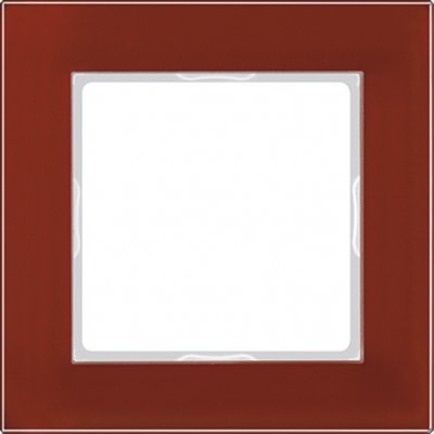 JUNG А сreation Стекло Красный Оксид Рамка 3-я (AC583GLRT) JUNG А сreation Стекло Красный Оксид Рамка 3-я (AC583GLRT)