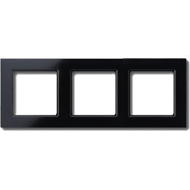 JUNG А сreation Черный Рамка 3-я (AC583SW) JUNG А сreation Черный Рамка 3-я (AC583SW)