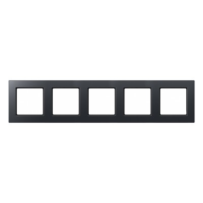 JUNG A сreation Антрацит матовый Рамка 5-я (AC585BFANM) JUNG A сreation Антрацит матовый Рамка 5-я (AC585BFANM)