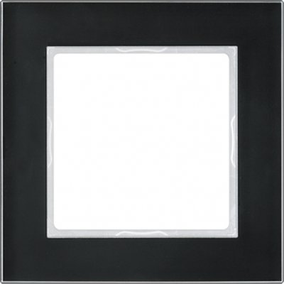 JUNG А сreation Стекло черное Рамка 5-я (AC585GLSW) JUNG А сreation Стекло черное Рамка 5-я (AC585GLSW)
