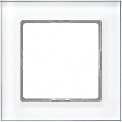 JUNG А сreation Стекло Белое Рамка 5-я (AC585GLWW) JUNG А сreation Стекло Белое Рамка 5-я (AC585GLWW)