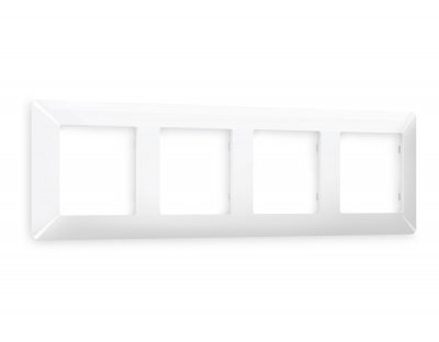 Рамка ALFA Line (Белый глянец) 4-ая AF110104 Ambrella Volt Рамка ALFA Line (Белый глянец) 4-ая AF110104 Ambrella Volt