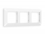 Рамка ALFA Line (Белый матовый) 3-ая AF110123 Ambrella Volt
