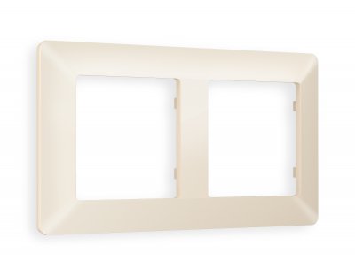 Рамка ALFA Line (Бежевый матовый) 2-ая AF110332 Ambrella Volt Рамка ALFA Line (Бежевый матовый) 2-ая AF110332 Ambrella Volt