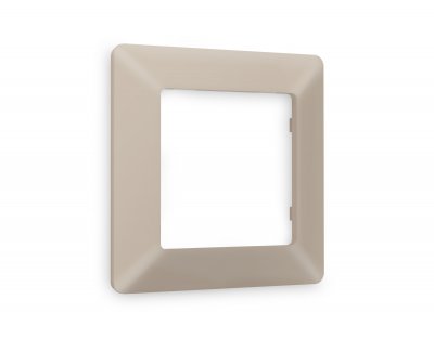 Рамка ALFA Line (Серо-бежевый матовый) 1-ая AF110361 Ambrella Volt