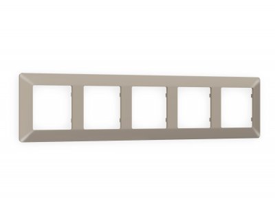Рамка ALFA Line (Серо-бежевый матовый) 5-ая AF110365 Ambrella Volt