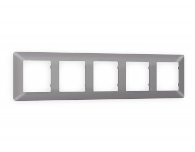 Рамка ALFA Line (Сталь матовый) 5-ая AF110505 Ambrella Volt Рамка ALFA Line (Сталь матовый) 5-ая AF110505 Ambrella Volt