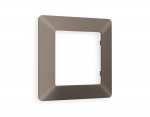 Рамка ALFA Line (Темная бронза матовый) 1-ая AF110631 Ambrella Volt