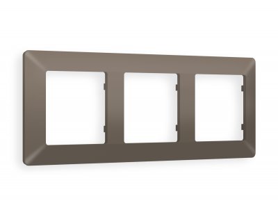 Рамка ALFA Line (Темная бронза матовый) 3-ая AF110633 Ambrella Volt Рамка ALFA Line (Темная бронза матовый) 3-ая AF110633 Ambrella Volt