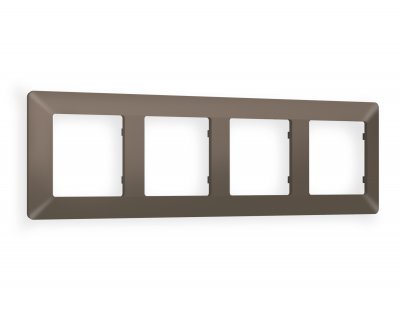 Рамка ALFA Line (Темная бронза матовый) 4-ая AF110634 Ambrella Volt Рамка ALFA Line (Темная бронза матовый) 4-ая AF110634 Ambrella Volt