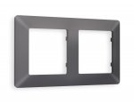 Рамка ALFA Line (Антрацит серый) 2-ая  AF110652 Ambrella Volt