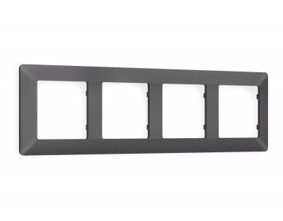 Рамка ALFA Line (Антрацит серый) 4-ая AF110654 Ambrella Volt Рамка ALFA Line (Антрацит серый) 4-ая AF110654 Ambrella Volt
