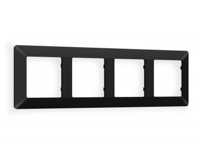 Рамка ALFA Line (Черный матовый) 4-ая AF110704 Ambrella Volt Рамка ALFA Line (Черный матовый) 4-ая AF110704 Ambrella Volt