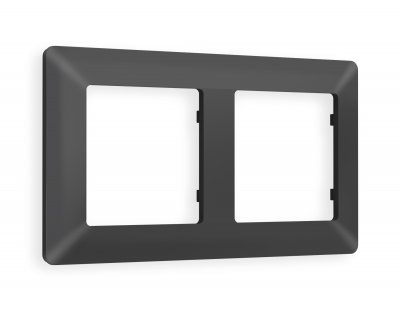 Рамка ALFA Line (Графит Мягкое касание) 2-ая AF110802 Ambrella Volt