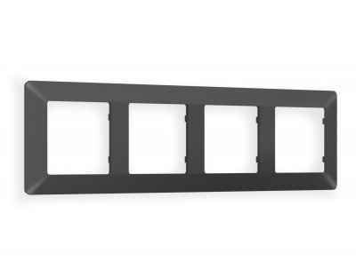 Рамка ALFA Line (Графит Мягкое касание) 4-ая AF110804 Ambrella Volt Рамка ALFA Line (Графит Мягкое касание) 4-ая AF110804 Ambrella Volt