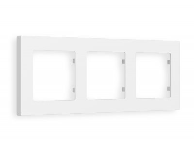 Рамка ALFA Techno (Белый матовый) 3-ая AF220123 Ambrella Volt Рамка ALFA Techno (Белый матовый) 3-ая AF220123 Ambrella Volt