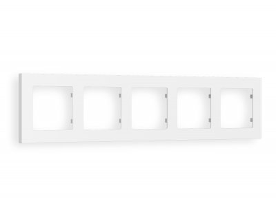 Рамка ALFA Techno (Белый матовый) 5-ая AF220125 Ambrella Volt Рамка ALFA Techno (Белый матовый) 5-ая AF220125 Ambrella Volt