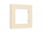 Рамка ALFA Techno (Бежевый матовый) 1-ая AF220331 Ambrella Volt