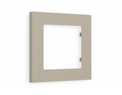 Рамка ALFA Techno (Серо-бежевый матовый) 1-ая AF220361 Ambrella Volt
