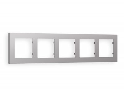 Рамка ALFA Techno (Сталь матовый) 5-ая AF220505 Ambrella Volt Рамка ALFA Techno (Сталь матовый) 5-ая AF220505 Ambrella Volt