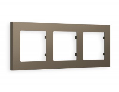 Рамка ALFA Techno (Темная бронза матовый) 3-ая AF220633 Ambrella Volt Рамка ALFA Techno (Темная бронза матовый) 3-ая AF220633 Ambrella Volt