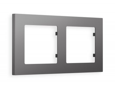 Рамка ALFA Techno (Антрацит серый) 2-ая AF220652 Ambrella Volt Рамка ALFA Techno (Антрацит серый) 2-ая AF220652 Ambrella Volt