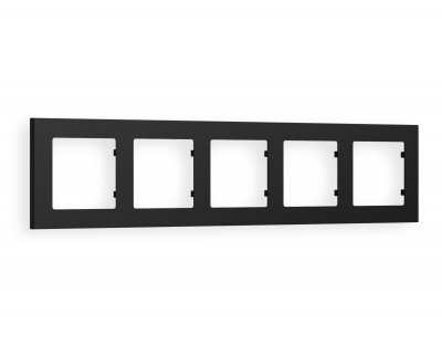 Рамка ALFA Techno (Черный матовый) 5-ая AF220705 Ambrella Volt