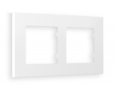 Рамка ALFA Qubi (Белый матовый) 2-ая AF250122 Ambrella Volt Рамка ALFA Qubi (Белый матовый) 2-ая AF250122 Ambrella Volt