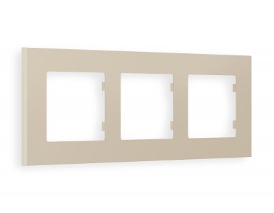 Рамка ALFA Qubi (Серо-бежевый матовый) 3-ая AF250363 Ambrella Volt Рамка ALFA Qubi (Серо-бежевый матовый) 3-ая AF250363 Ambrella Volt