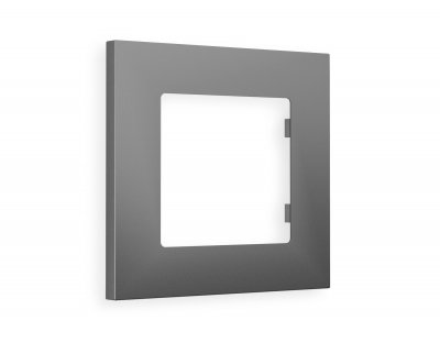 Рамка ALFA Qubi (Сталь матовый) 1-ая AF250501 Ambrella Volt Рамка ALFA Qubi (Сталь матовый) 1-ая AF250501 Ambrella Volt