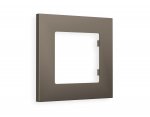 Рамка ALFA Qubi (Темная бронза матовый) 1-ая AF250631 Ambrella Volt