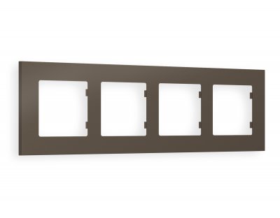 Рамка ALFA Qubi (Темная бронза матовый) 4-ая AF250634 Ambrella Volt Рамка ALFA Qubi (Темная бронза матовый) 4-ая AF250634 Ambrella Volt