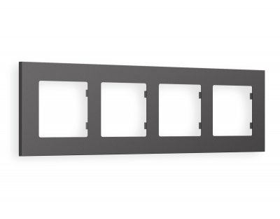 Рамка ALFA Qubi (Антрацит серый) 4-ая AF250654 Ambrella Volt Рамка ALFA Qubi (Антрацит серый) 4-ая AF250654 Ambrella Volt