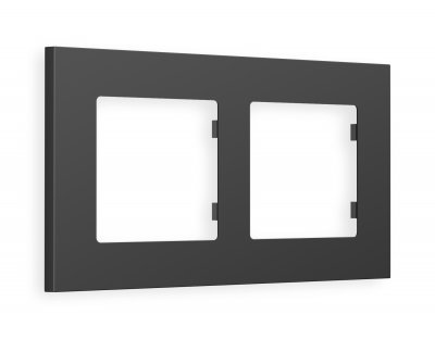 Рамка ALFA Qubi (Графит Мягкое касание) 2-ая AF250802 Ambrella Volt Рамка ALFA Qubi (Графит Мягкое касание) 2-ая AF250802 Ambrella Volt