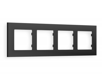 Рамка ALFA Qubi (Графит Мягкое касание) 4-ая AF250804 Ambrella Volt Рамка ALFA Qubi (Графит Мягкое касание) 4-ая AF250804 Ambrella Volt