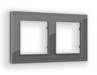 Рамка ALFA Platos (Антрацит серый Стекло органическое) 2-ая AF330652 Ambrella Volt Рамка ALFA Platos (Антрацит серый Стекло органическое) 2-ая AF330652 Ambrella Volt