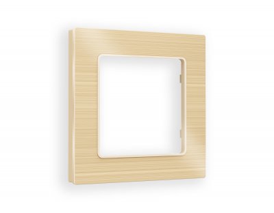 Рамка ALFA Platos (Шампань Металл шлифованный) 1-ая AF550301 Ambrella Volt Рамка ALFA Platos (Шампань Металл шлифованный) 1-ая AF550301 Ambrella Volt