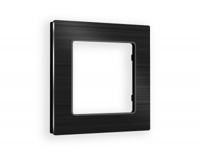 Рамка ALFA Platos (Черный Металл шлифованный) 1-ая AF550501 Ambrella Volt Рамка ALFA Platos (Черный Металл шлифованный) 1-ая AF550501 Ambrella Volt