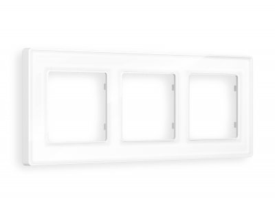Рамка ALFA Arctic (Белый Стекло органическое) 3-ая AF580103 Ambrella Volt Рамка ALFA Arctic (Белый Стекло органическое) 3-ая AF580103 Ambrella Volt