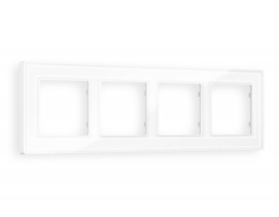 Рамка ALFA Arctic (Белый Стекло органическое) 4-ая AF580104 Ambrella Volt Рамка ALFA Arctic (Белый Стекло органическое) 4-ая AF580104 Ambrella Volt
