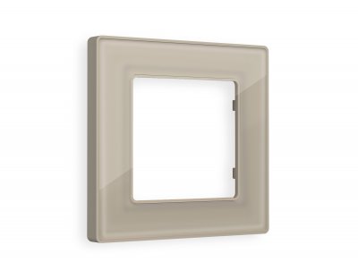 Рамка ALFA Arctic (Серо-бежевый Стекло органическое) 1-ая AF580361 Ambrella Volt Рамка ALFA Arctic (Серо-бежевый Стекло органическое) 1-ая AF580361 Ambrella Volt