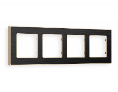 Рамка ALFA Arctic (Черный Стекло органическое/Шампань) 4-ая AF580544 Ambrella Volt Рамка ALFA Arctic (Черный Стекло органическое/Шампань) 4-ая AF580544 Ambrella Volt