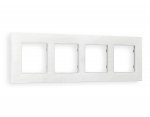 Рамка ALFA Grand (Белый мрамор) 4-ая AF930104 Ambrella Volt