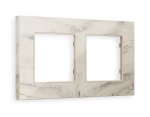 Рамка ALFA Grand (Серо-бежевый мрамор) 2-ая AF930602 Ambrella Volt