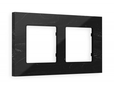 Рамка ALFA Grand (Черный мрамор) 2-ая AF930702 Ambrella Volt Рамка ALFA Grand (Черный мрамор) 2-ая AF930702 Ambrella Volt