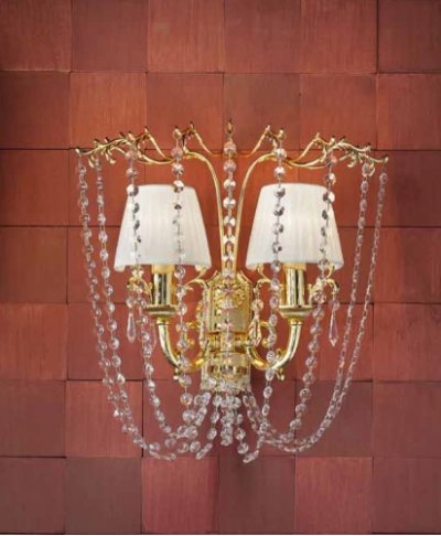 Настенный светильник Masiero AGGHI A2 Oro Lucido Настенный светильник Masiero AGGHI A2 Oro Lucido