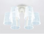 Люстра потолочная Ambrella AK4031/6 WH белый 96W D600*290 (ПДУ РАДИО 2.4) ACRYLICA