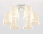 Люстра потолочная Ambrella AK4031/6 WH белый 96W D600*290 (ПДУ РАДИО 2.4) ACRYLICA